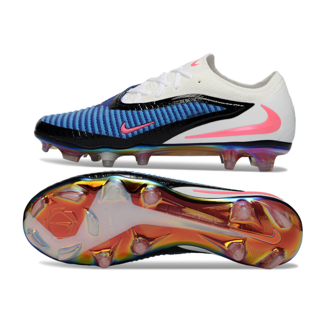 Chuteira de Campo Nike Phantom 6 Fg Elite Branco/Azul – World Foot