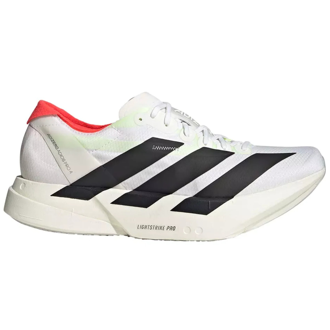 Tênis Adidas Adizero Adios Pro 4 Branco/Vermelho – World Foot Tênis Adidas Adizero Adios Pro 4 Branco/Vermelho – World Foot