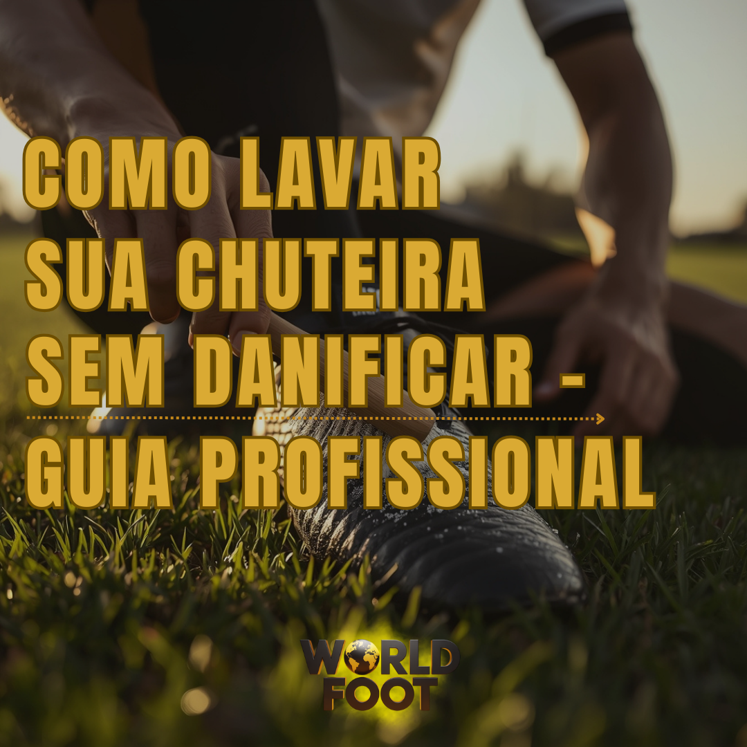 Como lavar sua chuteira sem danificar