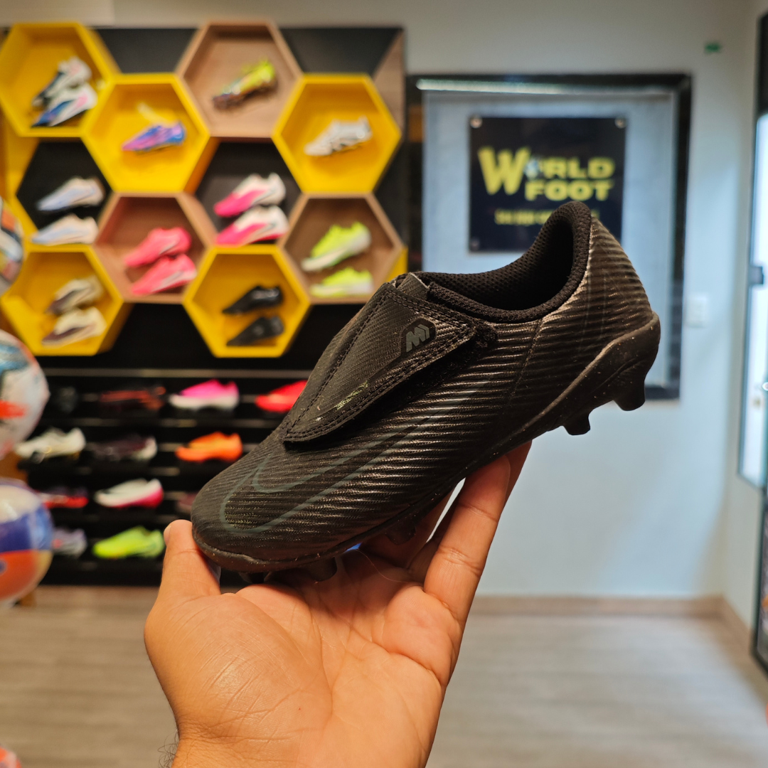 Chuteira de Campo Infantil Nike Mercurial Vapor 16 Club Shadow Pack – Preta - PRONTA ENTREGA