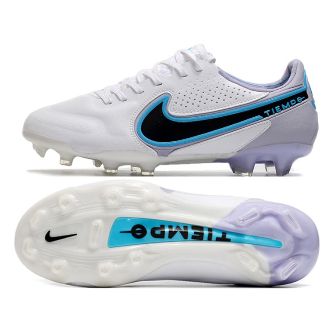 Chuteira de Campo NIKE Tiempo Legend 9 Elite FG ‘Blast Pack’ Azul - Branco