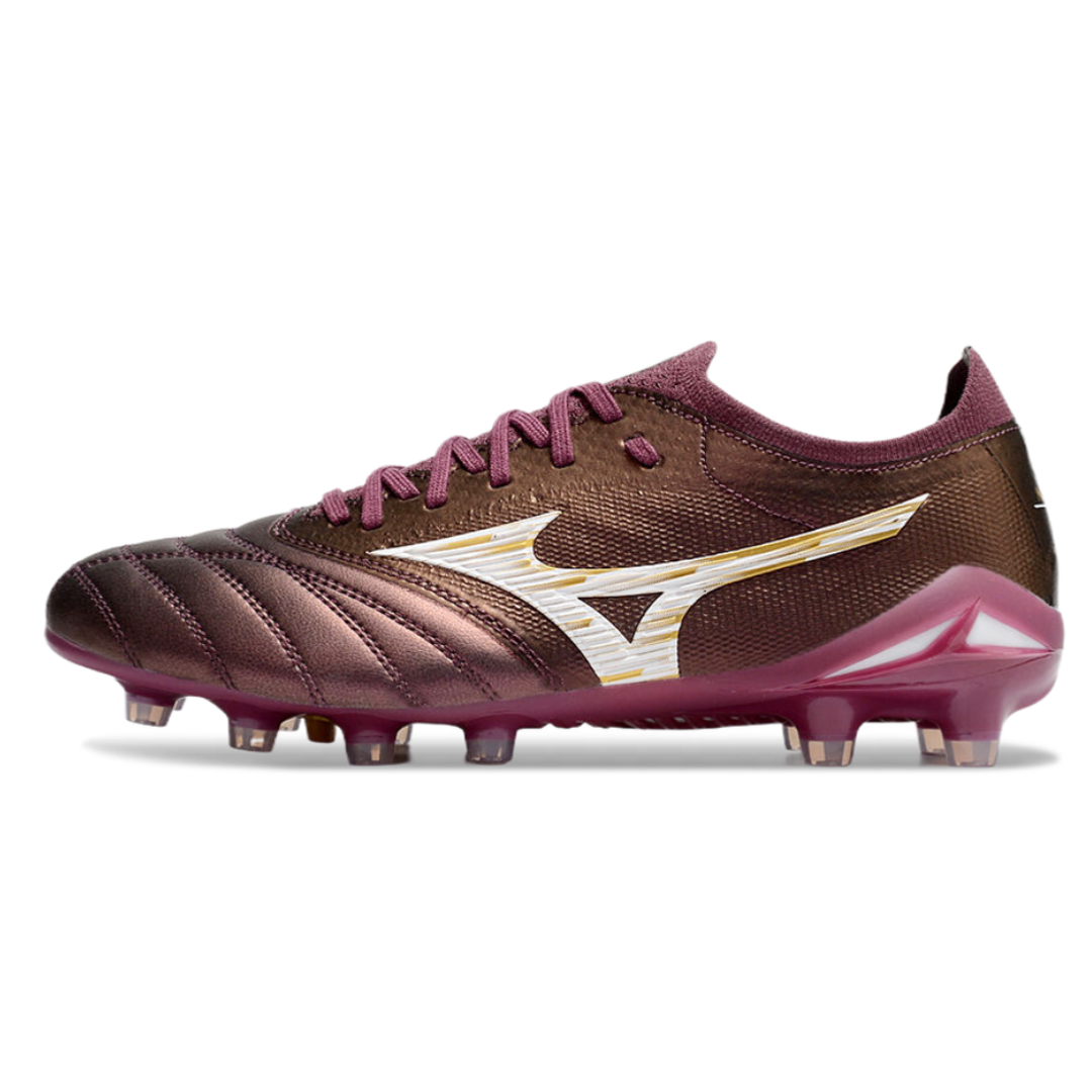Chuteira de Campo Mizuno Morelia Neo IV Vinho Fg Elite