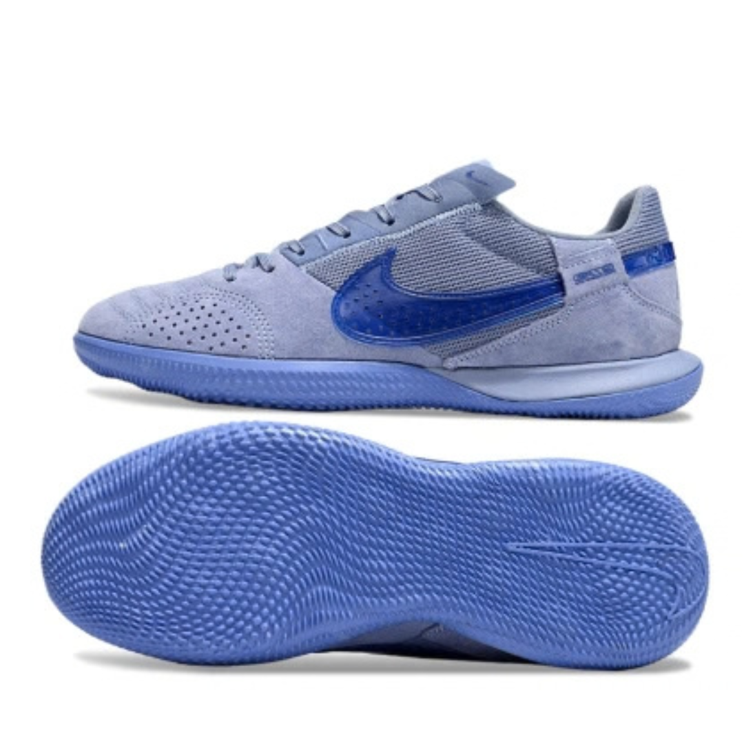 Chuteira de Futsal Nike Street Gato  IC - Cinza/Roxo