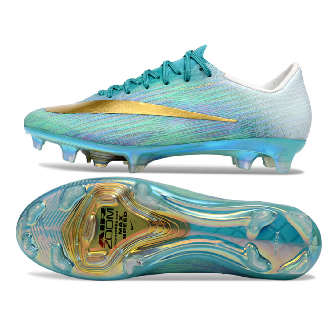 Chuteira de Campo NIKE Air Zoom Mercurial Superfly 11 Elite FG Verde - Dourado