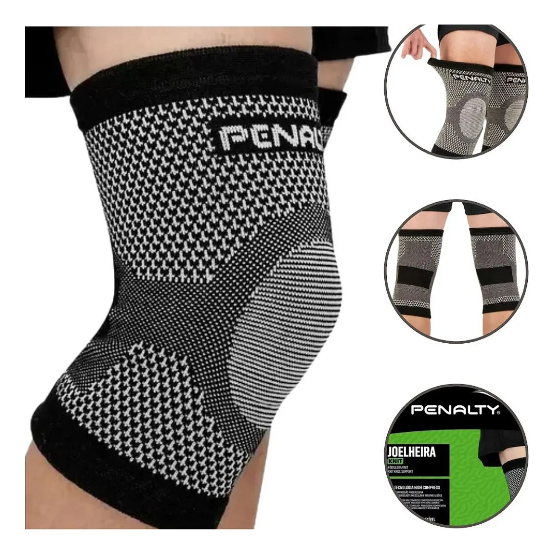 Joelheira Penalty Elástica Knit XXIII  Alta Compressão