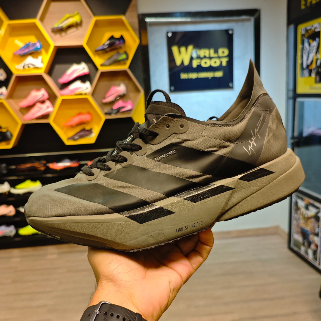 Tênis Adidas Adizero Adios Pro 4 x Y-3 / Cinder Black / Grey - PRONTA ENTREGA