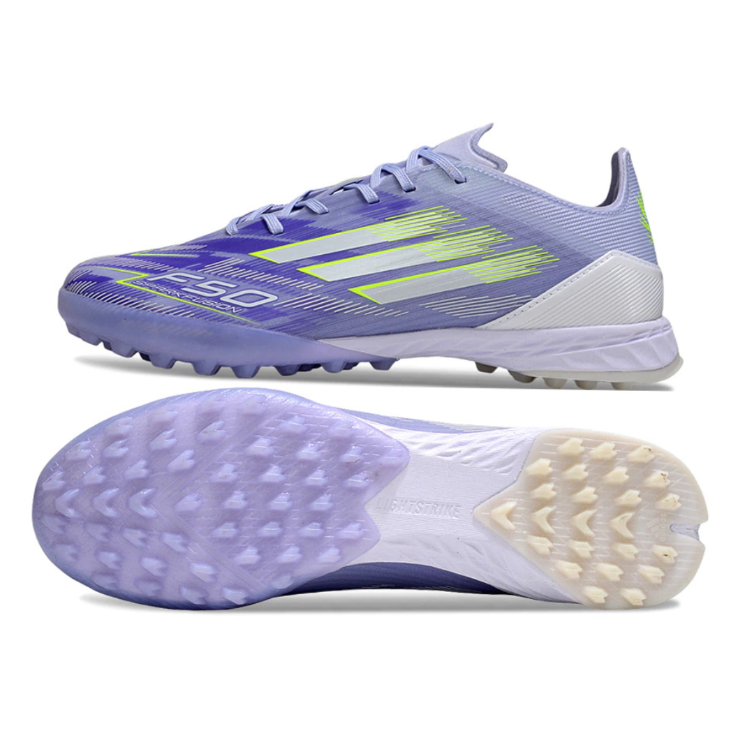 Chuteira Society Adidas F5 Sparkfusion Tf Elite Lilas/Verde