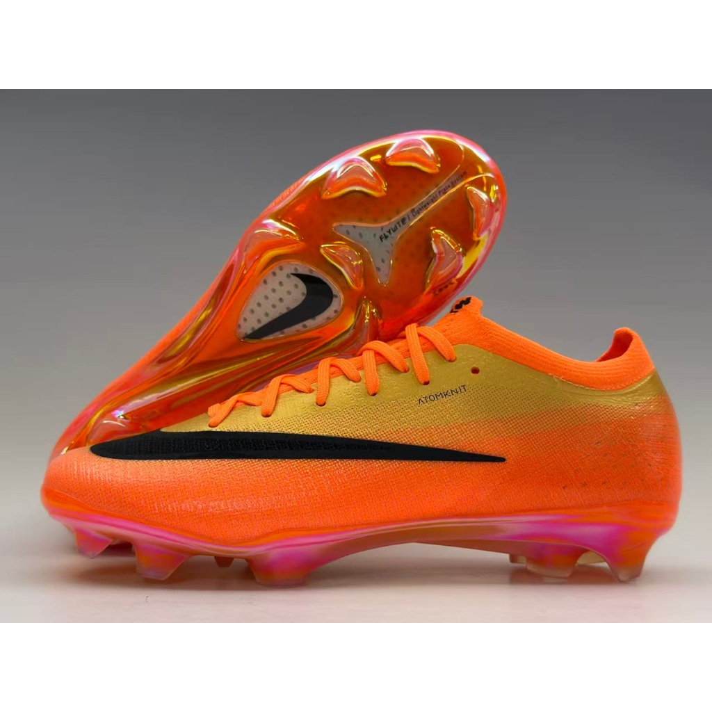 Chuteira de Campo Nike Mercurial Vapor 17 FG Elite Laranja/Preto - PRONTA ENTREGA