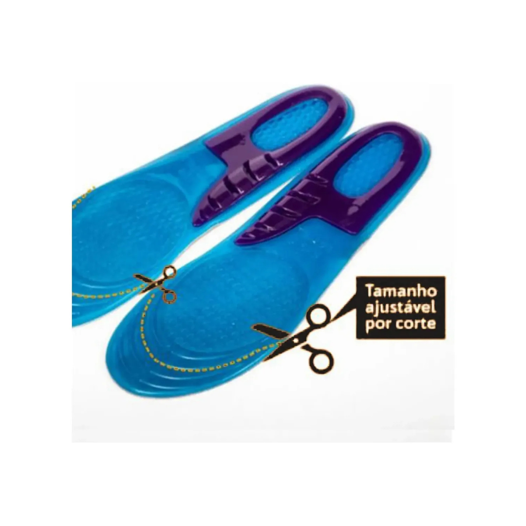 Palmilha Ortopédica de Silicone Gel - Conforto e Amortecimento