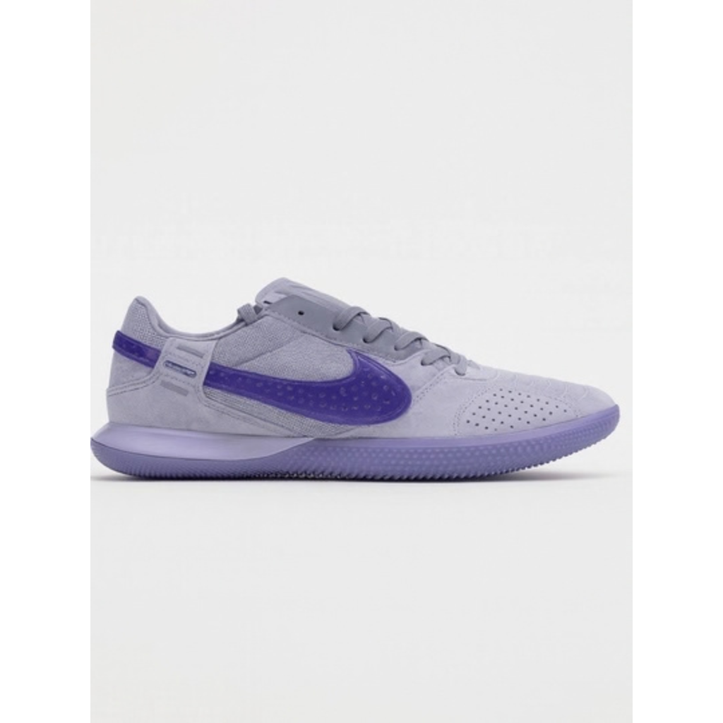 Chuteira de Futsal Nike Street Gato  IC - Cinza/Roxo - PRONTA ENTREGA