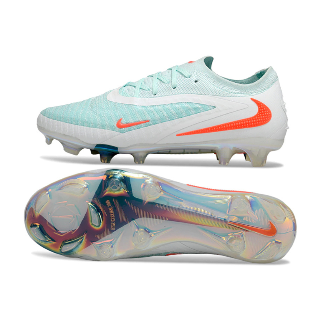 Chuteira de Campo NIKE Phantom 6 Elite Low FG Azul /Laranja