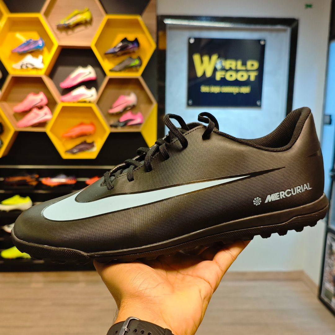 Chuteira Society Nike Mercurial Vapor 16 Shadow  Club TF -PRONTA ENTREGA
