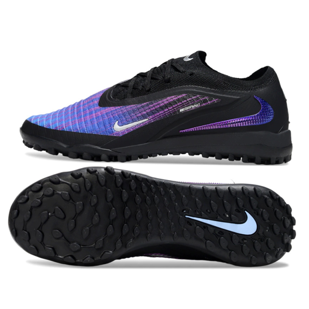 CHUTEIRA SOCIETY NIKE PHANTOM 6 ROXO/ PRETO TF ELITE