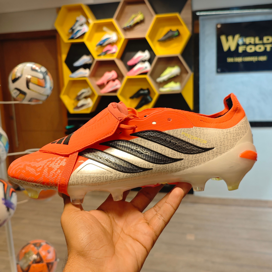Chuteira de Campo Adidas Predator Tongue 26 Born For Goals Elite FG - PRONTA ENTREGA