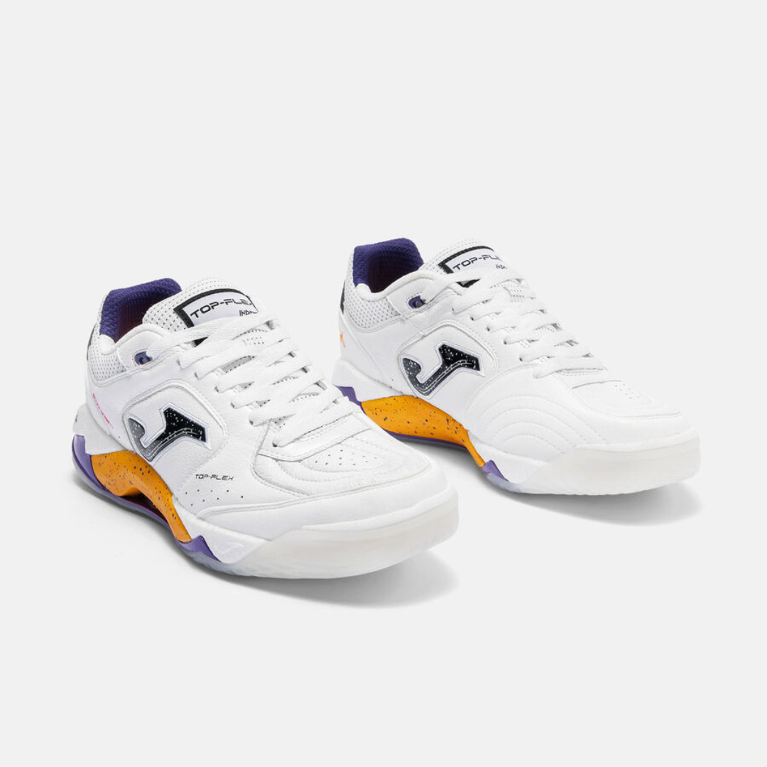 Chuteira de Futsal Joma Top Flex PLus Branca