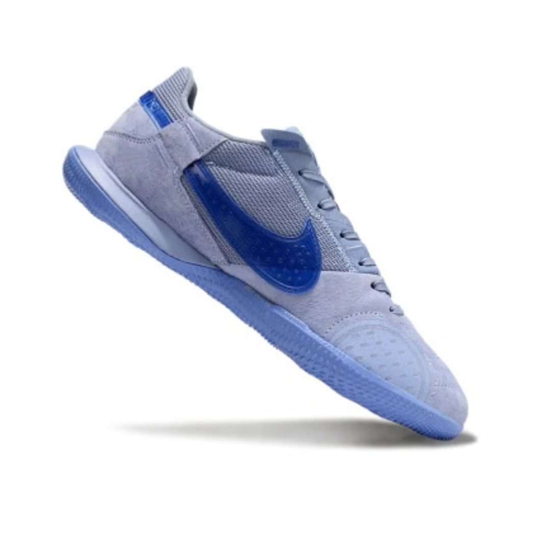 Chuteira de Futsal Nike Street Gato  IC - Cinza/Roxo
