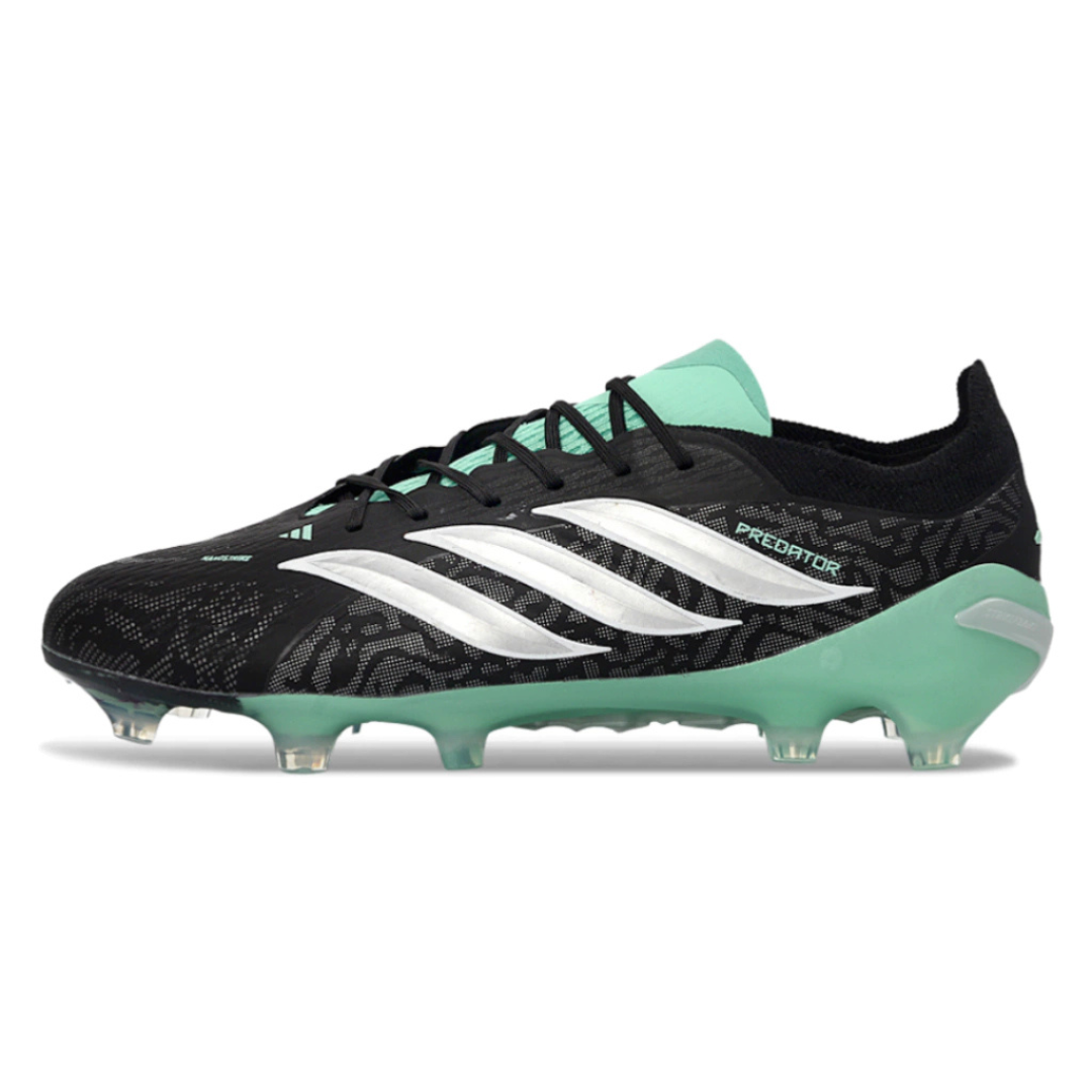 Chuteira de Campo ADIDAS Predator Elite Tongue 26 FG Preto - Verde
