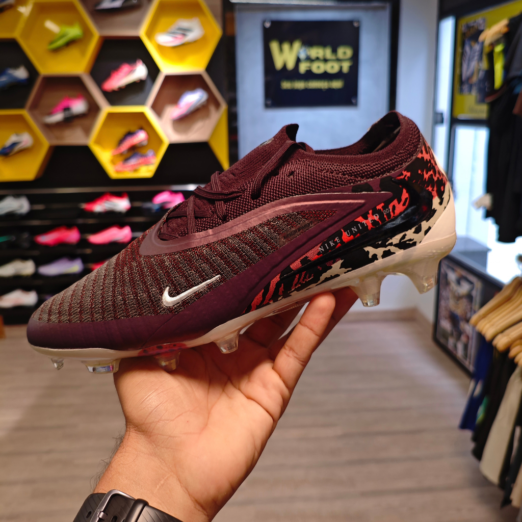 Chuteira de Campo NIKE Phantom 6 Elite FG - Vinho - PRONTA ENTREGA