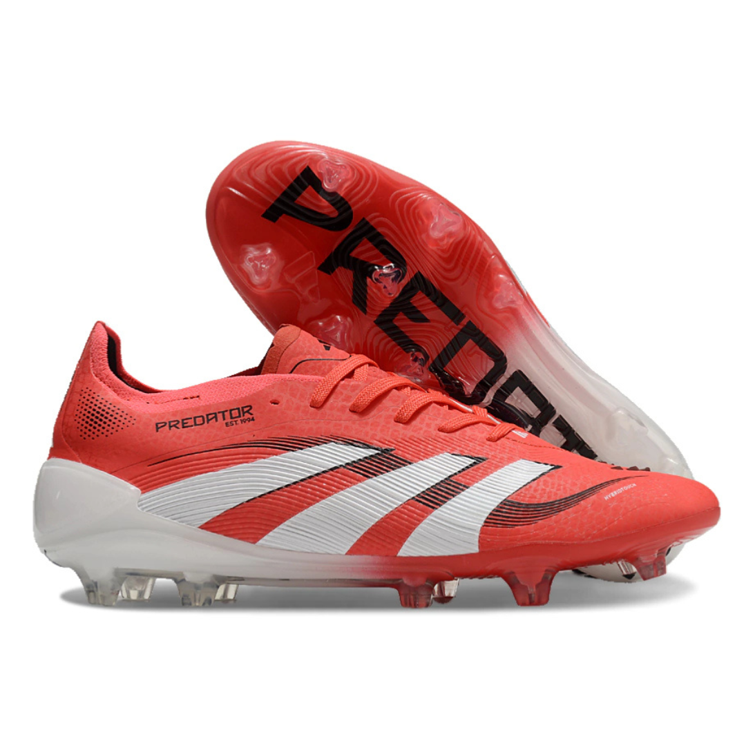 Chuteira de Campo Adidas Predator Tongue  Pure Victory Pack Fg Elite