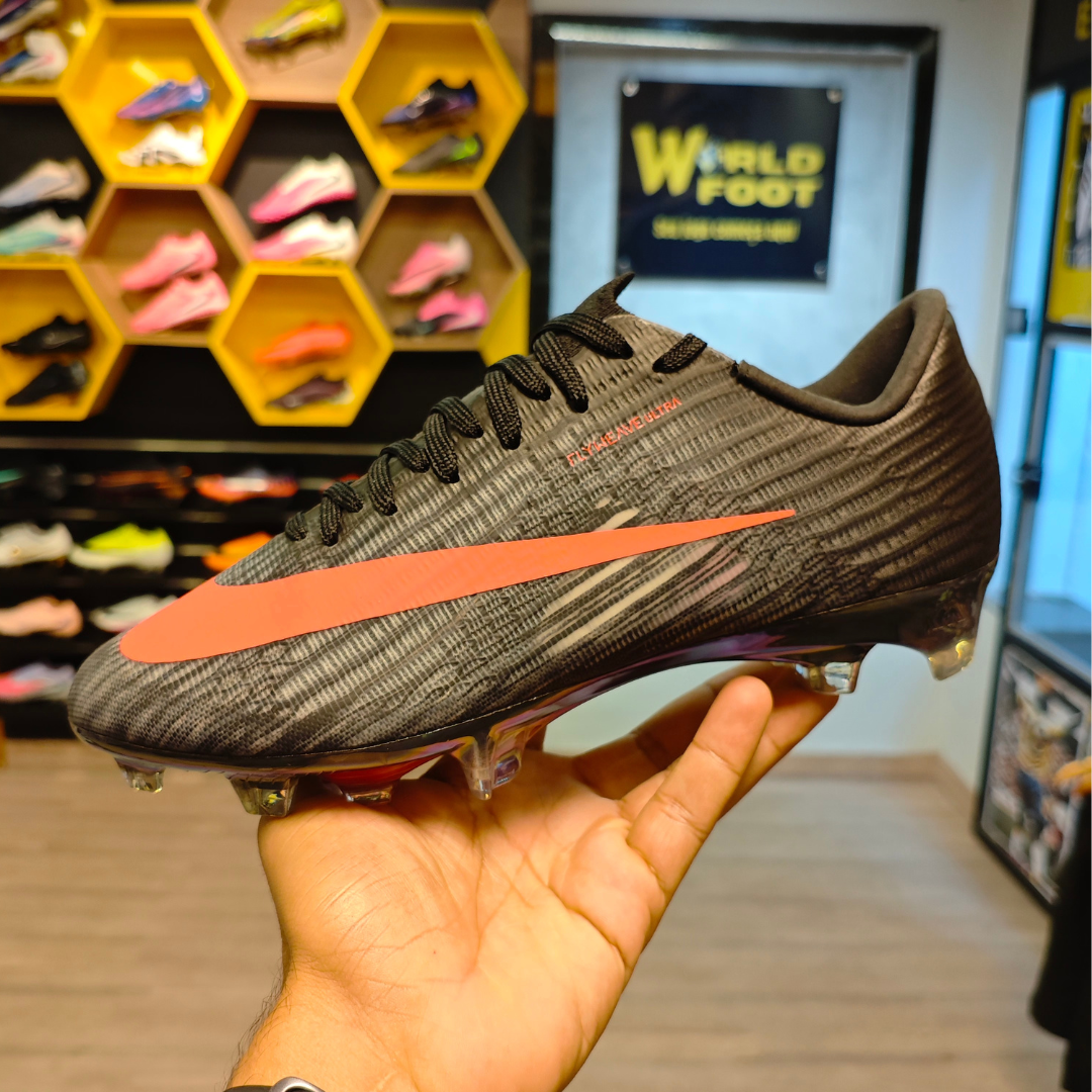 Chuteira Campo NIKE Air Zoom Mercurial Superfly 11 Elite FG Preto - Laranja - PRONTA ENTREGA