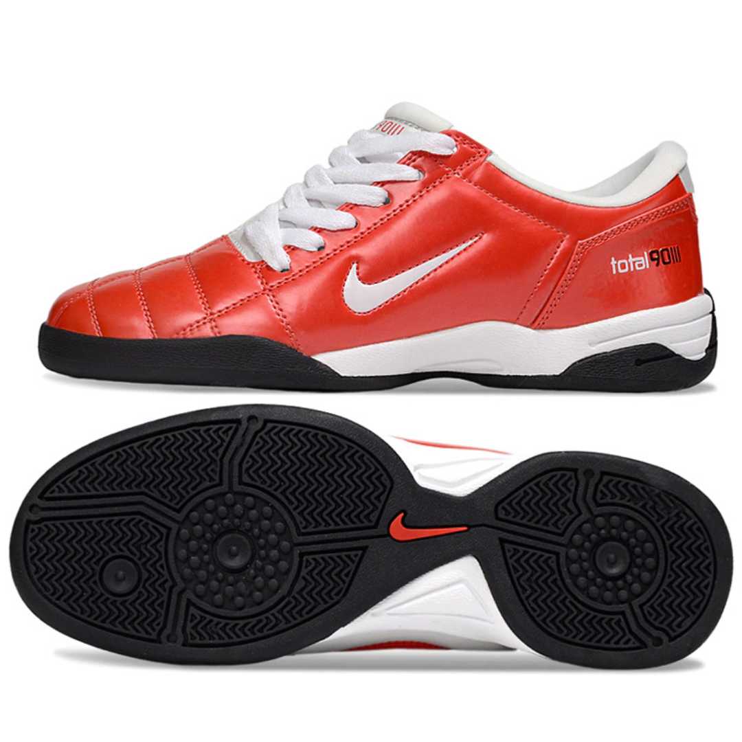 Chuteira de Futsal Nike Total 90 Vermelho e Branco