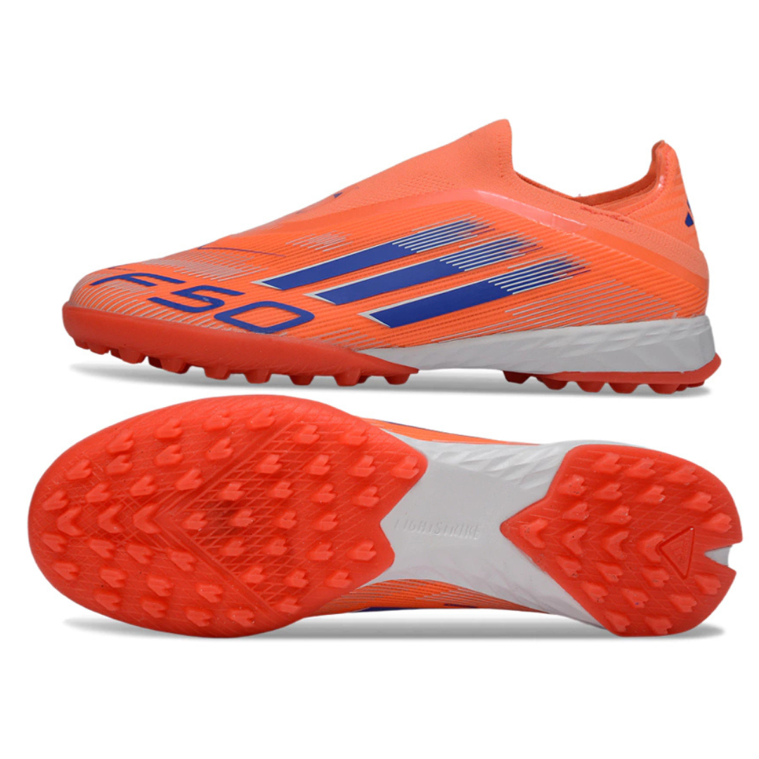 Chuteira Society Adidas F50 Coral Blaze Laceless TF