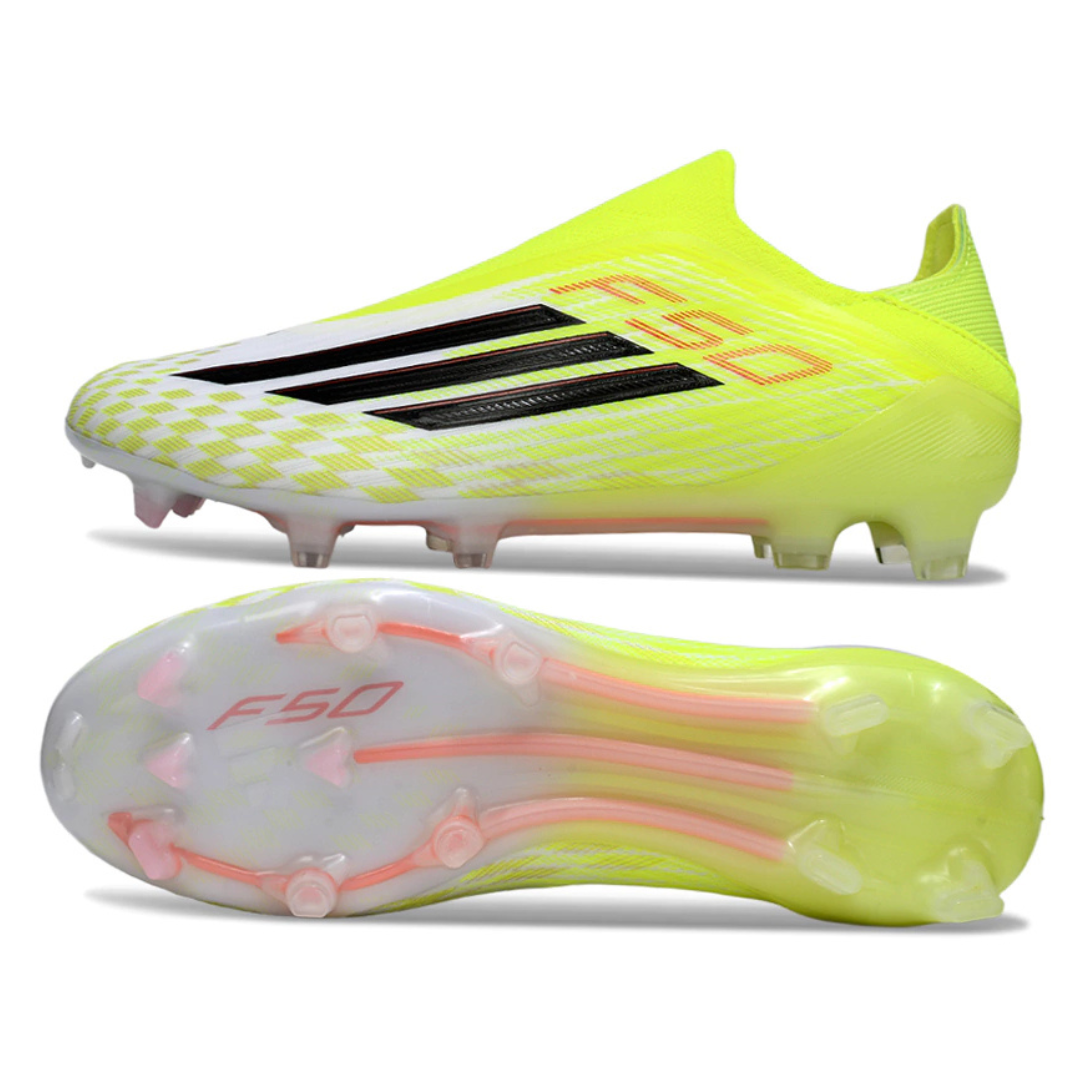 Chuteira de Campo Adidas F50 LACELESS AMARELA FG