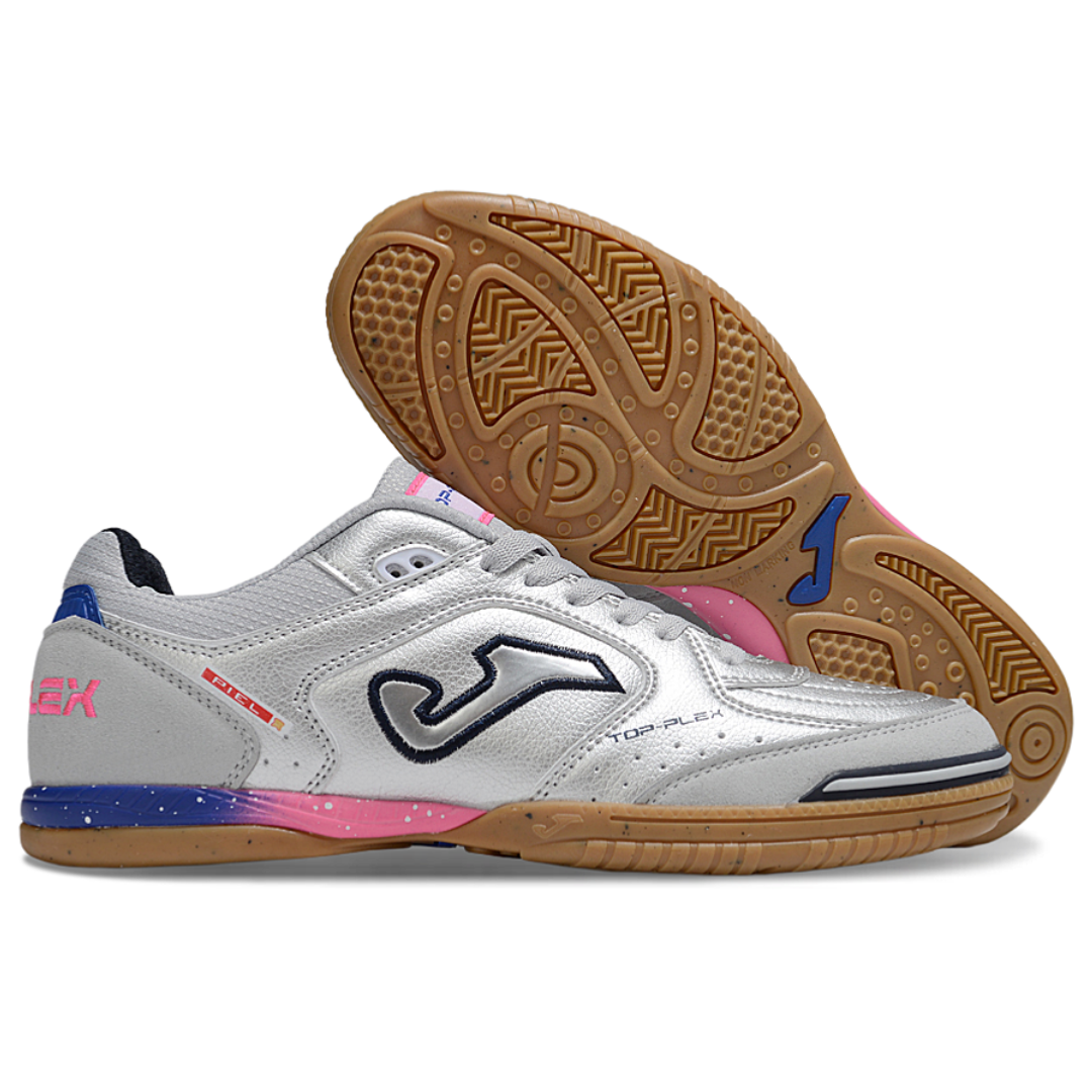 Chuteira de Futsal Joma Top Flex Rebound Prata