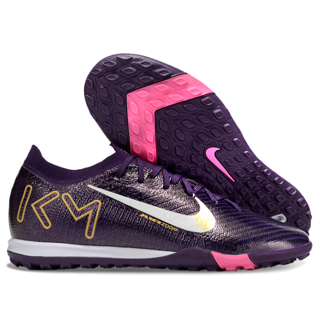 Chuteira Society Nike Vapor 16 Mbappé Roxa Elite TF - PRONTA ENTREGA