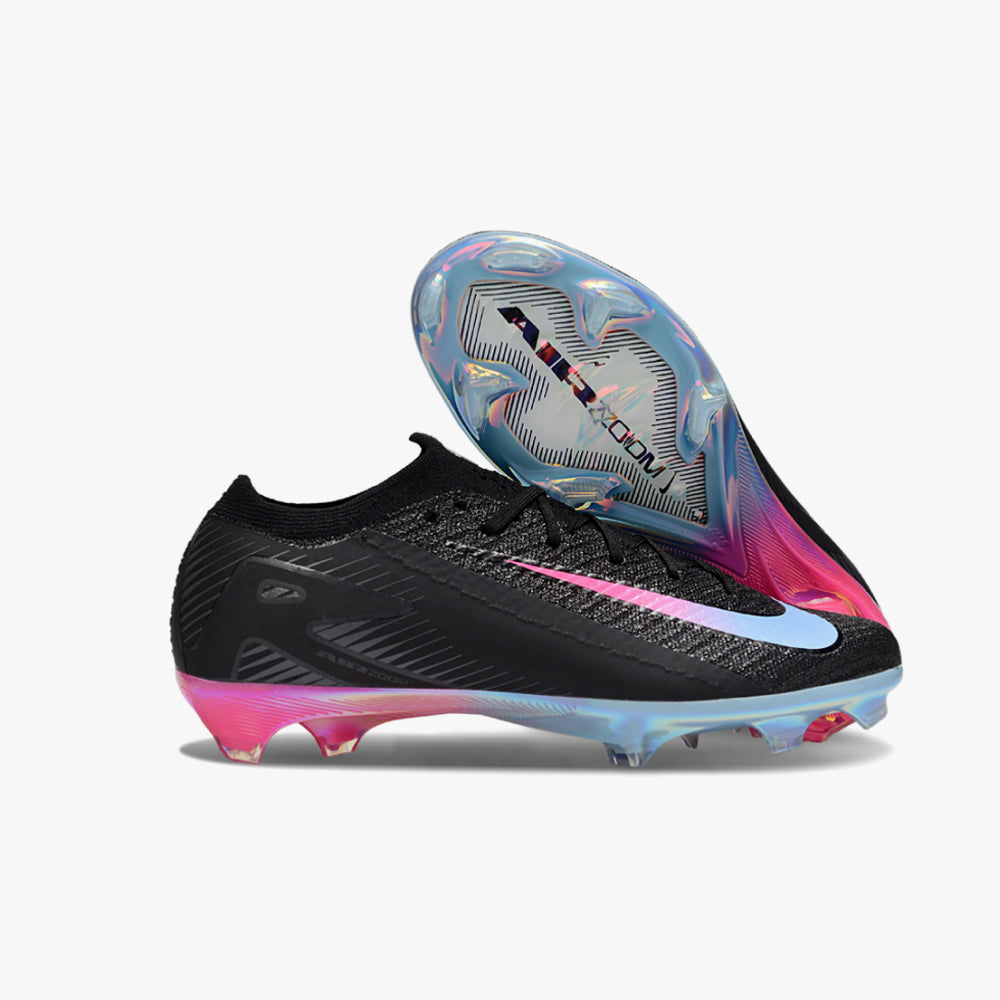 Chuteira de Campo Nike Mercurial Vapor 16 Elite FG – Preto, Azul e Rosa
