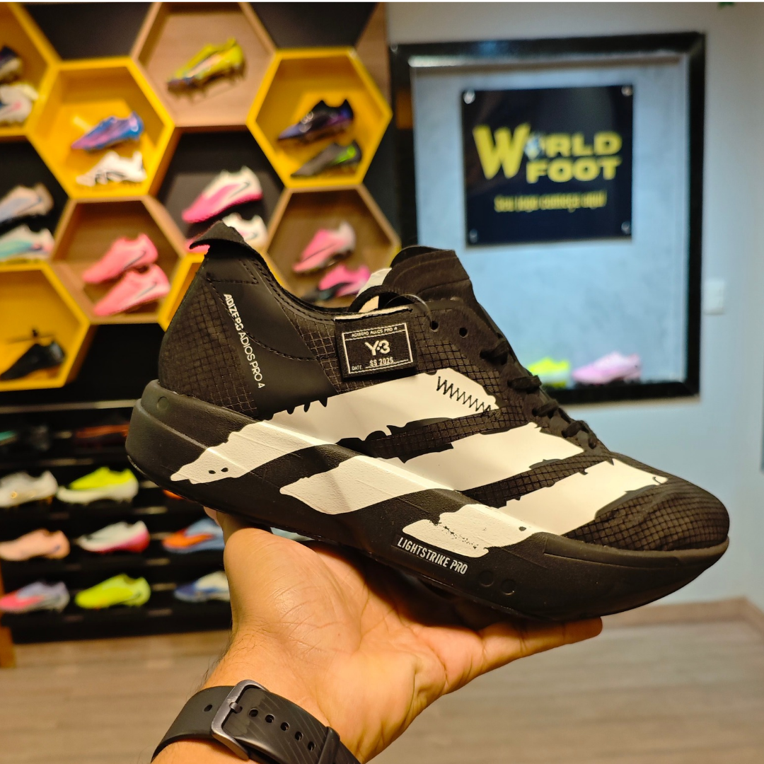 TÊNIS ADIDAS ADIZERO PRO 4 Y-3 BLACK - PRONTA ENTREGA