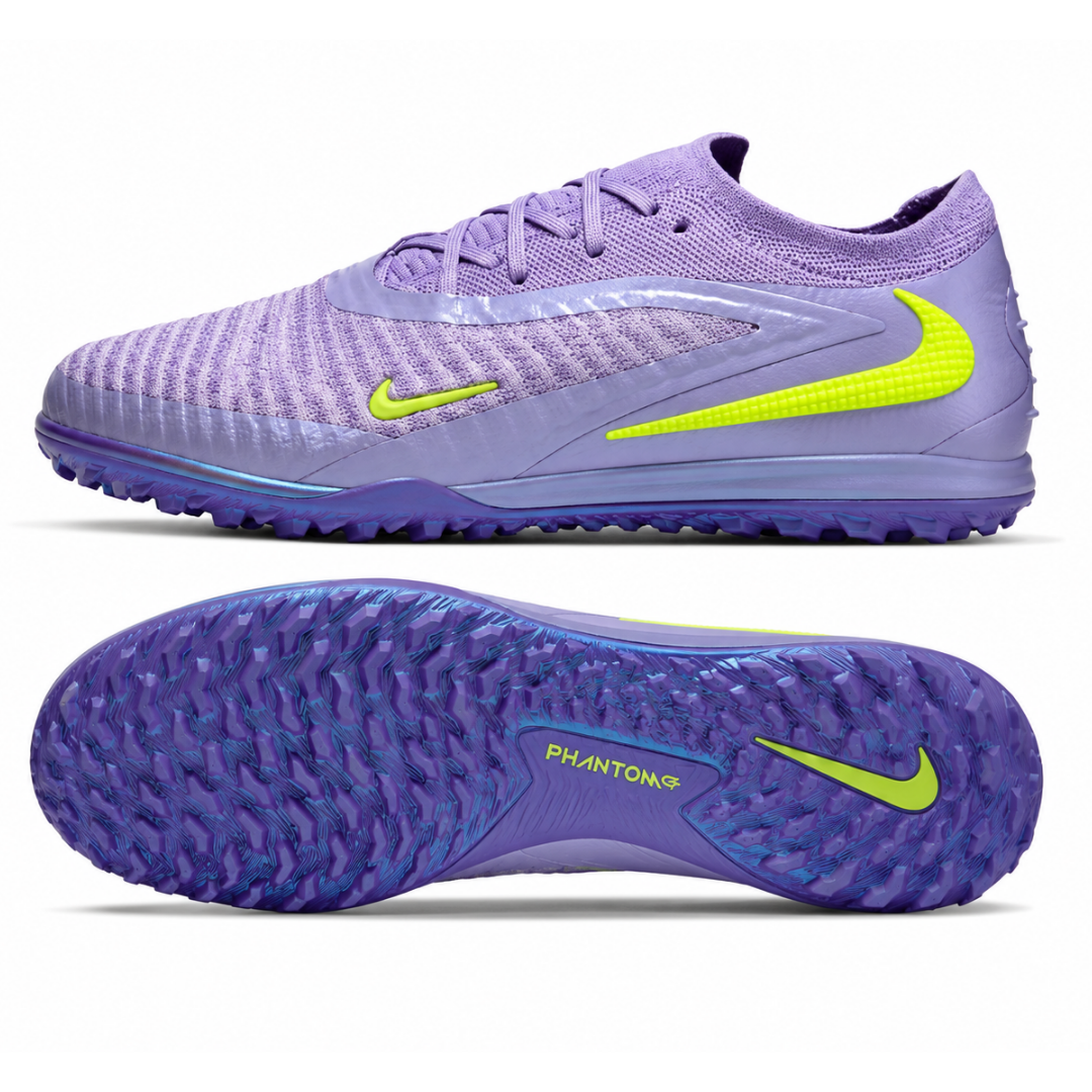 Chuteira Society Nike Phantom 6 Lilás TF ELITE